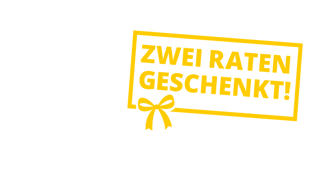 2 Raten geschenkt Overlay Mobil