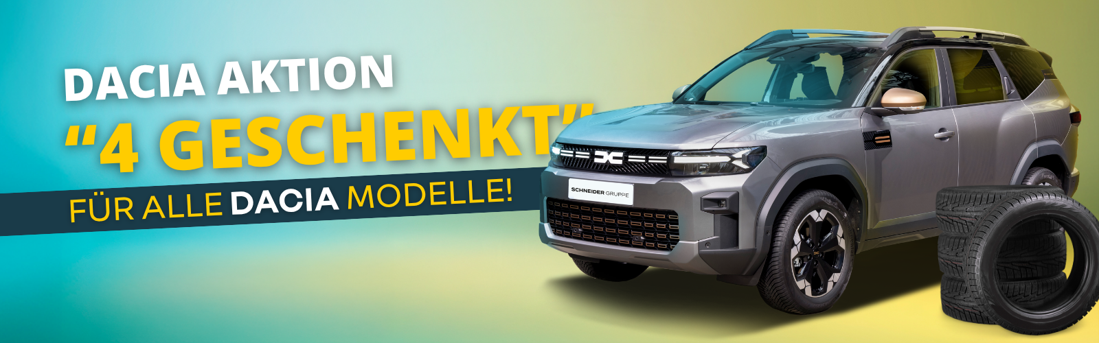 Dacia 4 Geschenkt Aktion