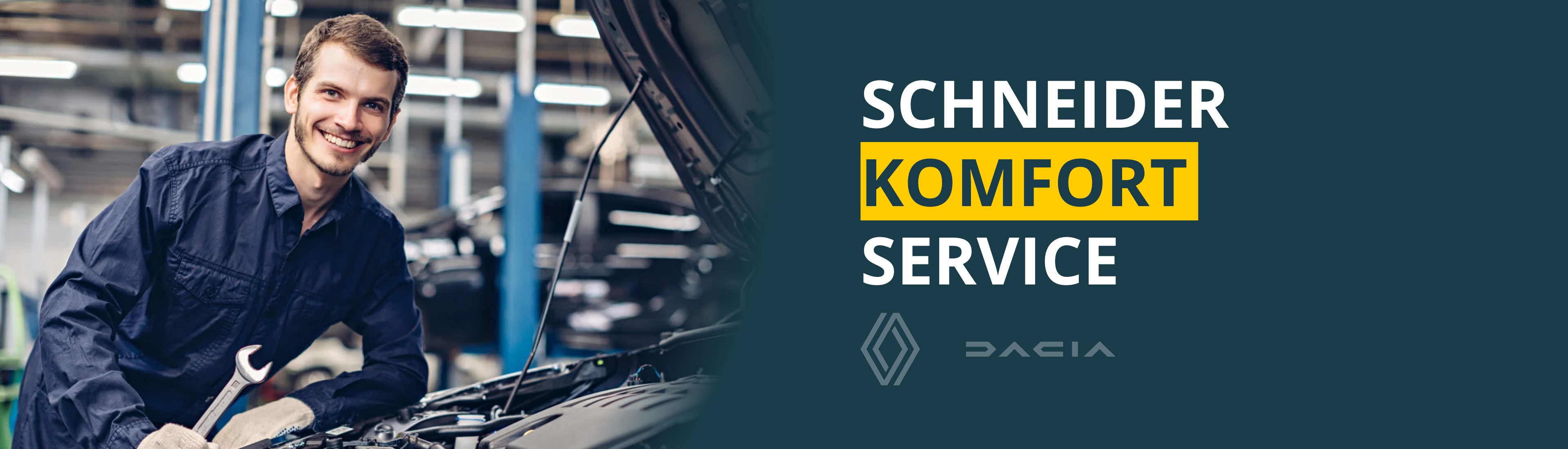Schneider Komfort Service Header
