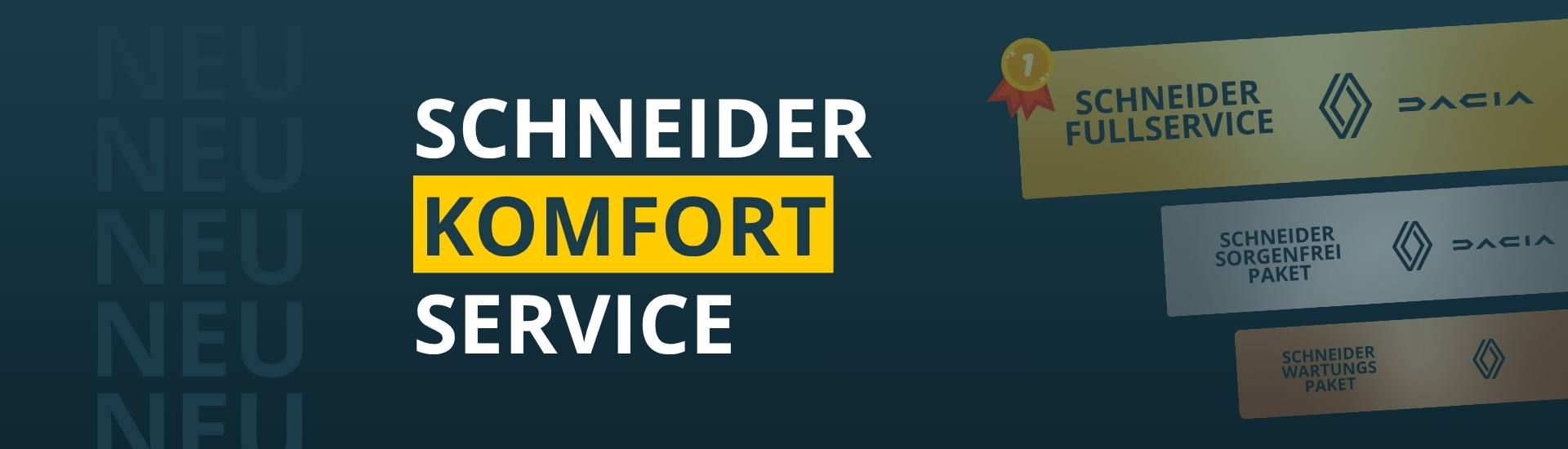 Schneider Komfort Service Header